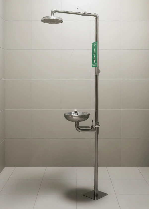 Lavaojos y duchas de emergencia