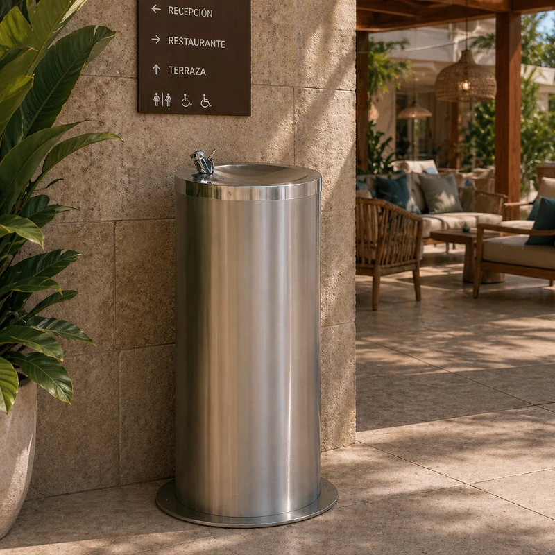 Fuente de agua para exterior