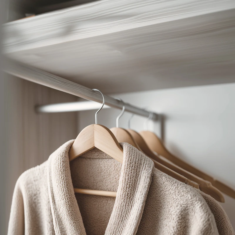 Percha – Madera natural