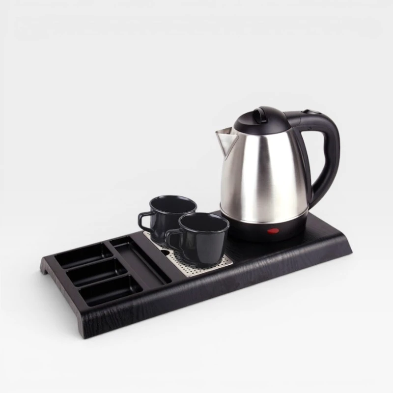 Kit hervidor de agua con bandeja de ABS