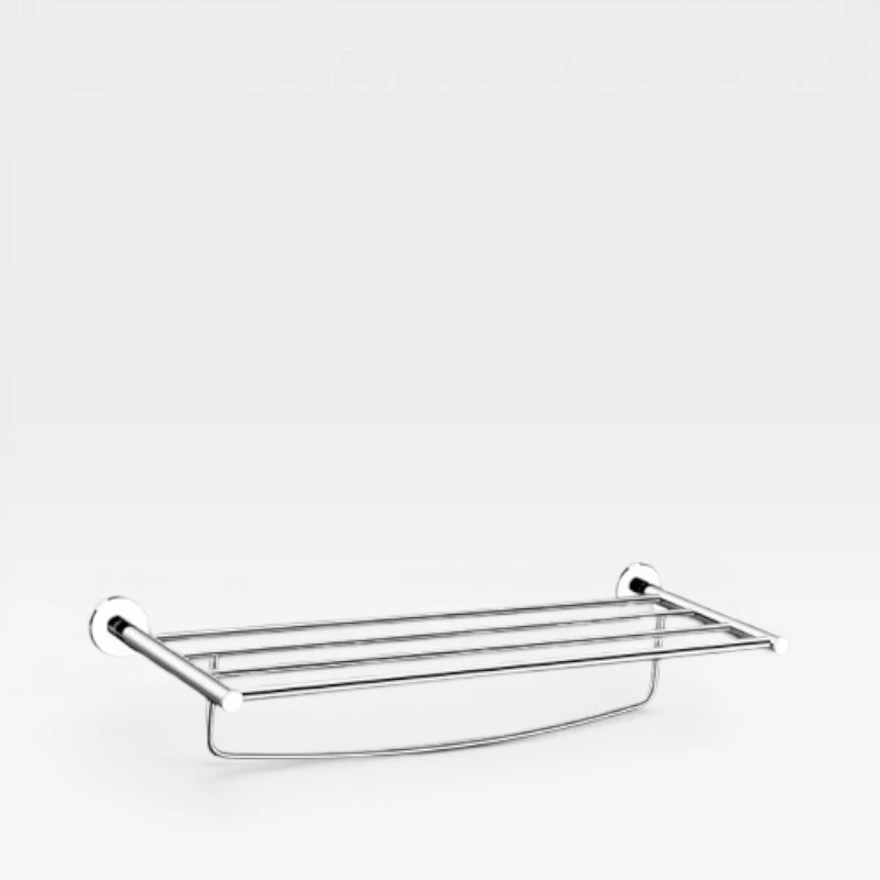 Repisa con barra toallero inferior - Serie Brass
