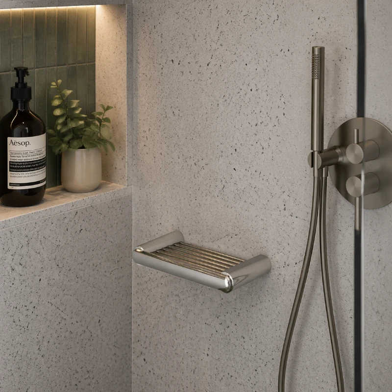 Jabonera de rejilla - Serie Brass Premium
