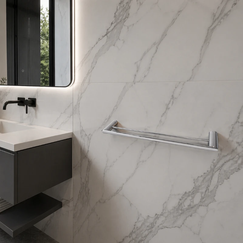 Toallero doble - Serie Brass Premium