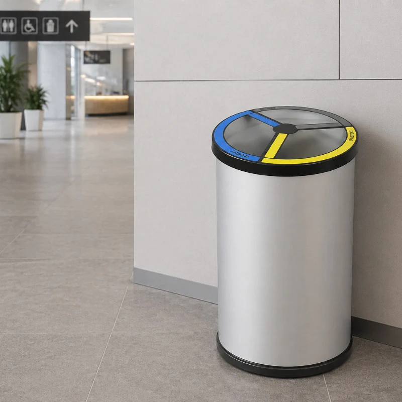 Papelera de reciclaje de 150 L