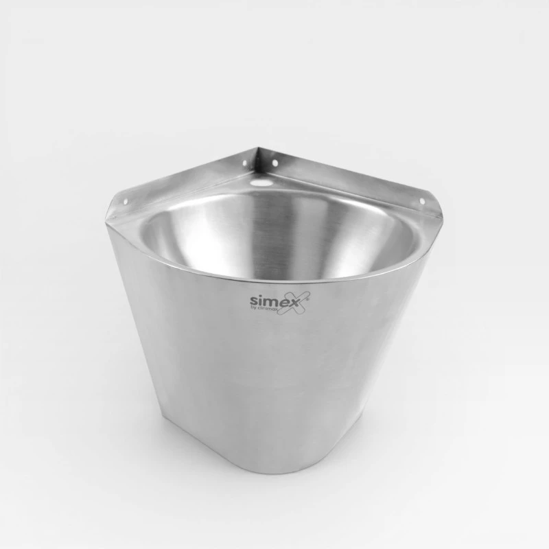 Lavamanos redondo esquinero sin grifería