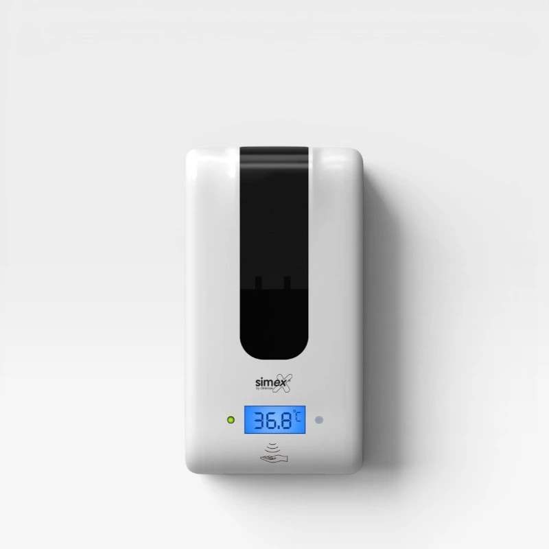 Dosificador de jabón / gel con termómetro Serie Ecoclean