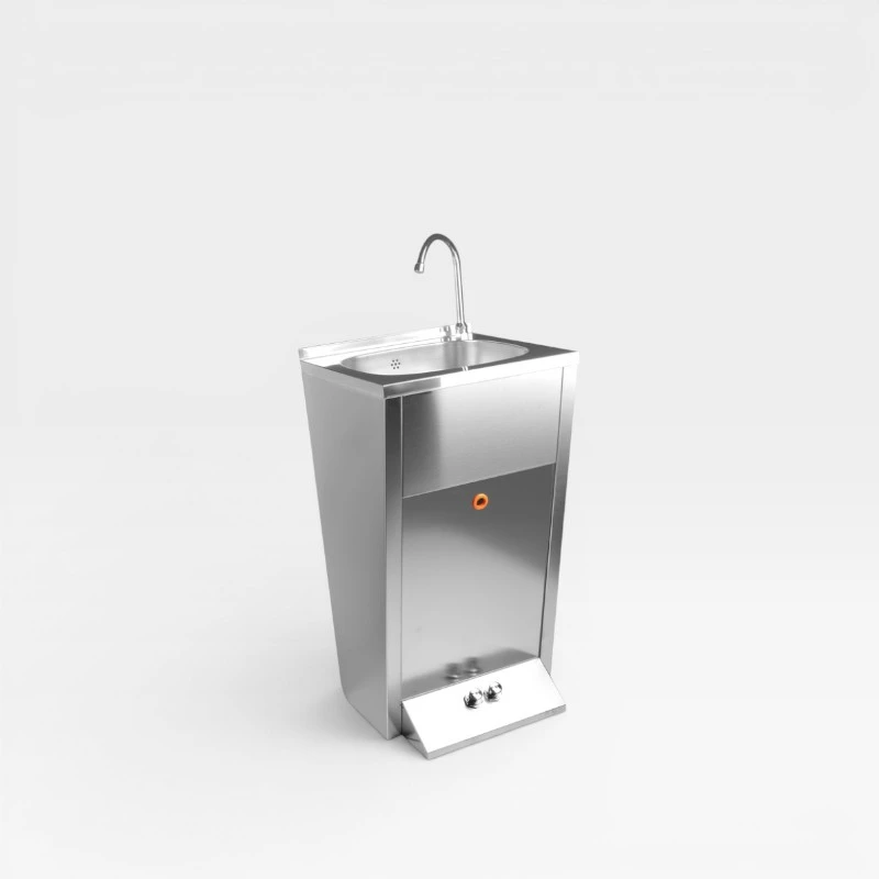 Lavamanos registrable con pedestal – Doble pulsador