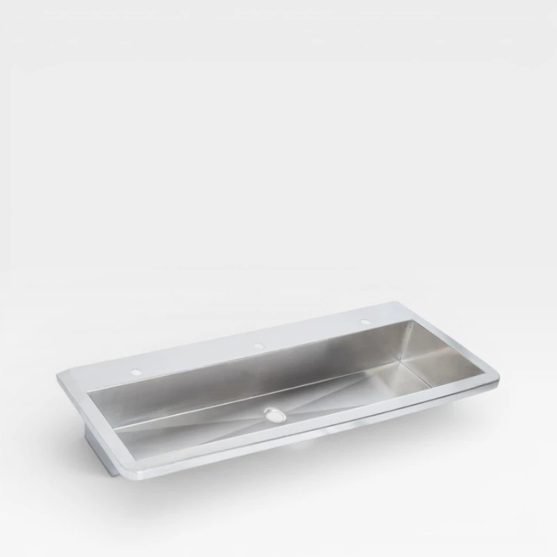 Lavabos colectivos sin peto