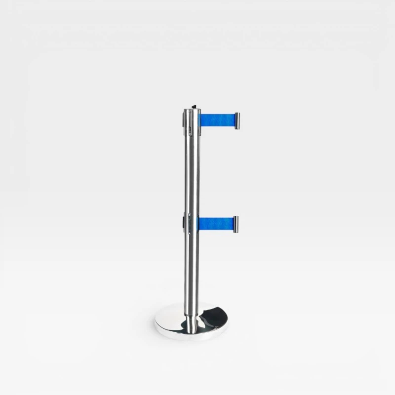 Organizador de filas doble azul