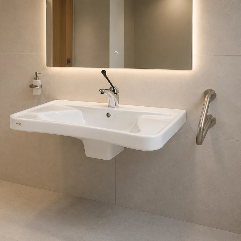 Conjunto lavabo fijo